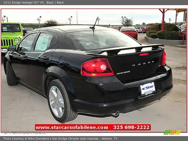 Black / Black 2013 Dodge Avenger SXT V6