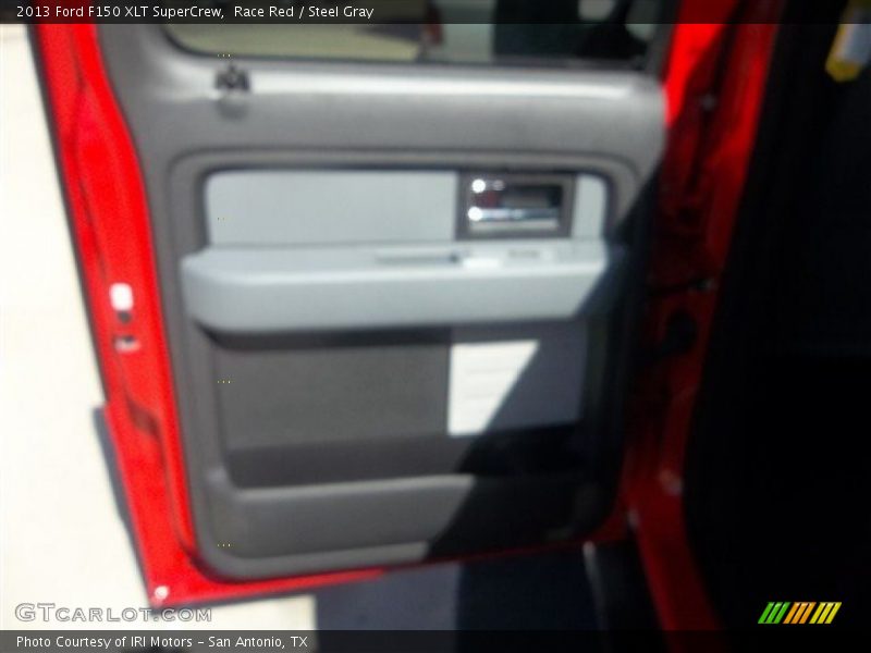 Race Red / Steel Gray 2013 Ford F150 XLT SuperCrew