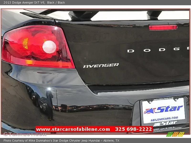 Black / Black 2013 Dodge Avenger SXT V6