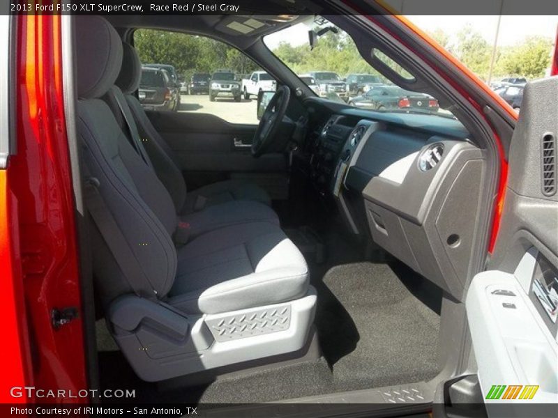 Race Red / Steel Gray 2013 Ford F150 XLT SuperCrew