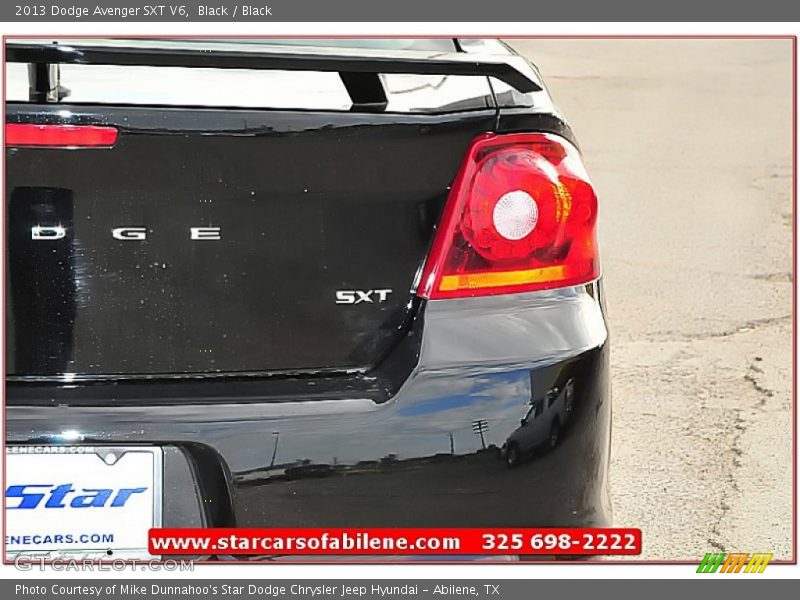 Black / Black 2013 Dodge Avenger SXT V6