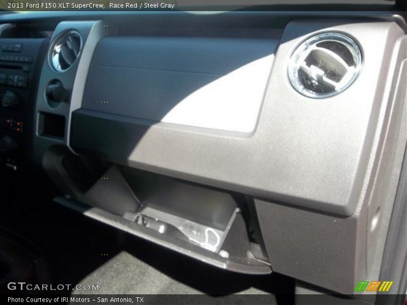 Race Red / Steel Gray 2013 Ford F150 XLT SuperCrew