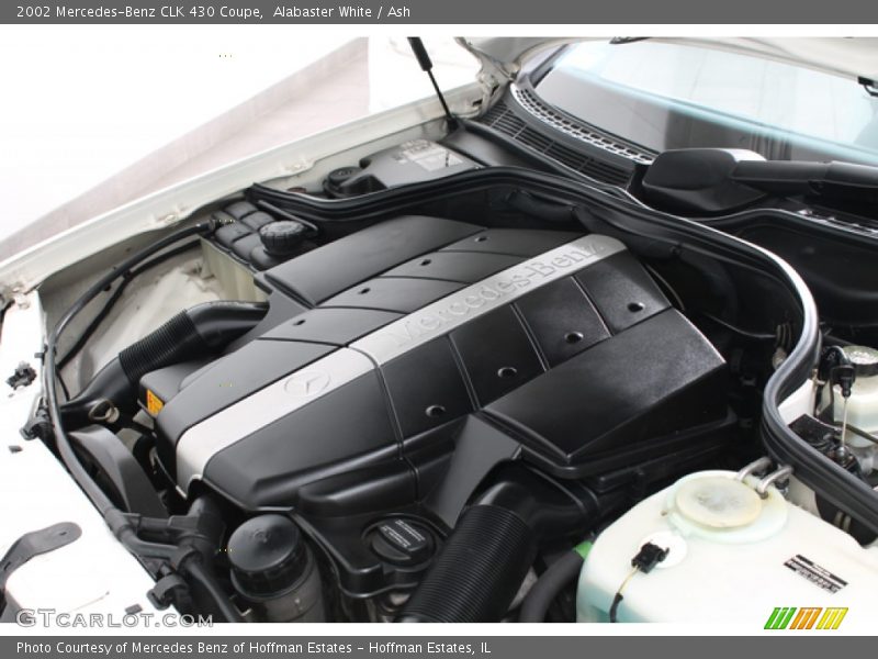 Alabaster White / Ash 2002 Mercedes-Benz CLK 430 Coupe