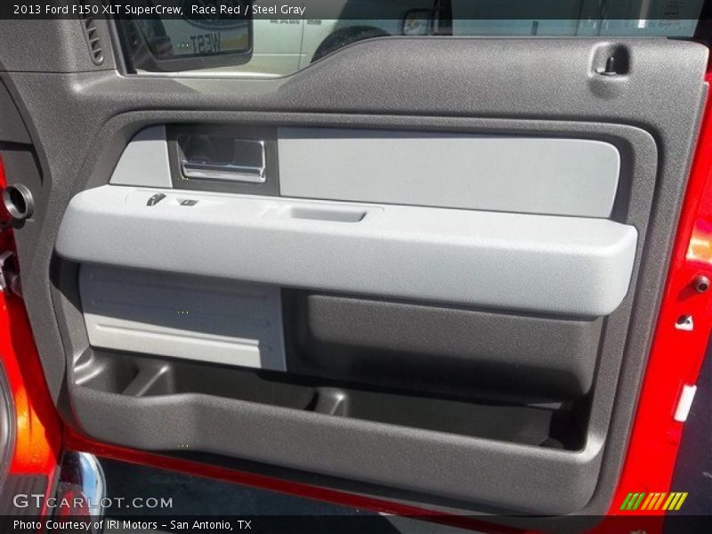 Race Red / Steel Gray 2013 Ford F150 XLT SuperCrew