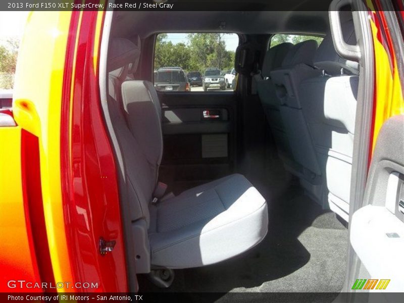 Race Red / Steel Gray 2013 Ford F150 XLT SuperCrew