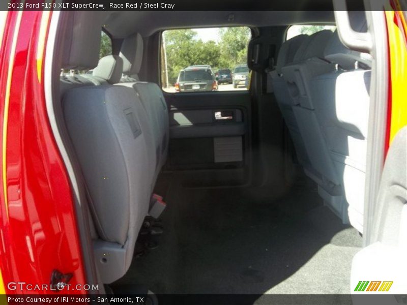 Race Red / Steel Gray 2013 Ford F150 XLT SuperCrew