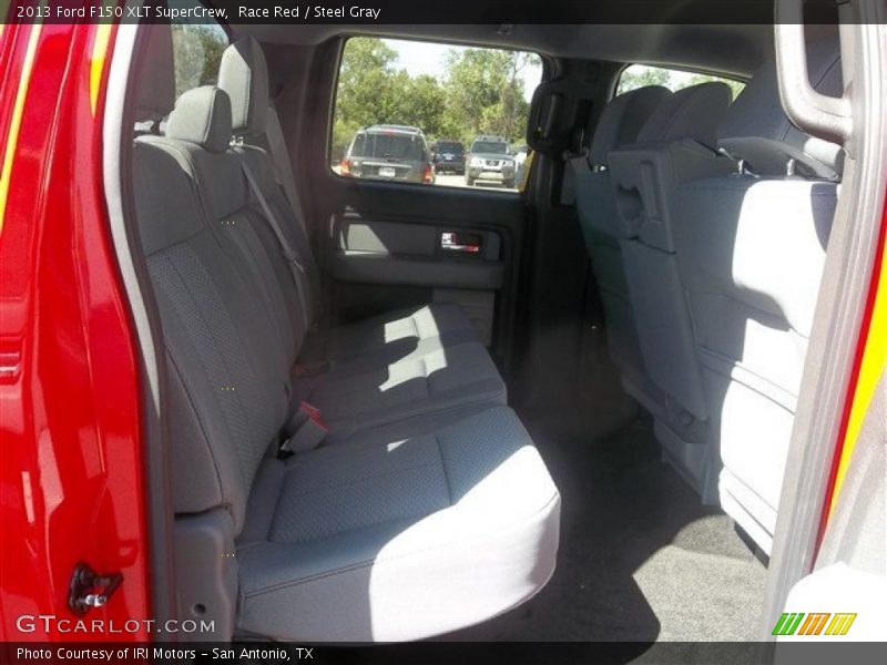 Race Red / Steel Gray 2013 Ford F150 XLT SuperCrew