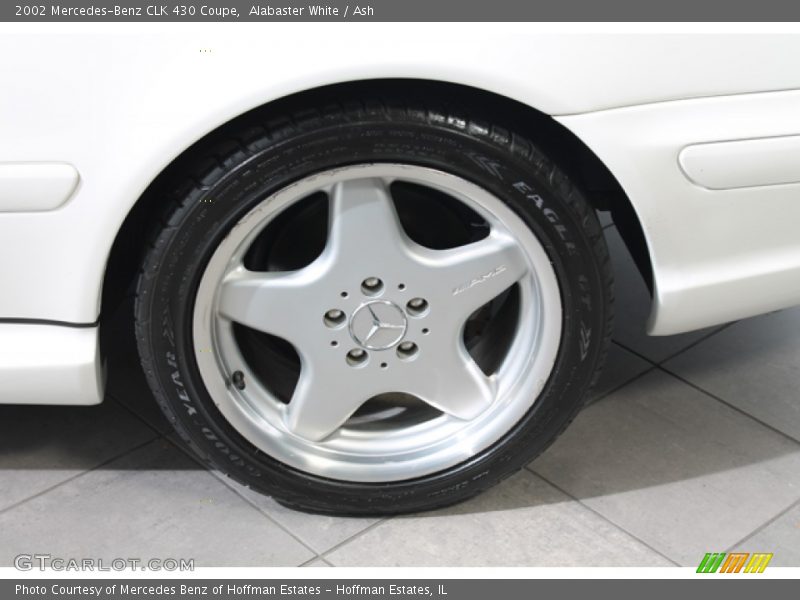 Alabaster White / Ash 2002 Mercedes-Benz CLK 430 Coupe
