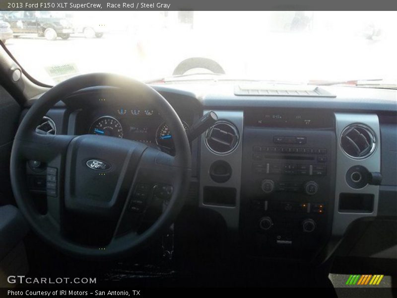 Race Red / Steel Gray 2013 Ford F150 XLT SuperCrew