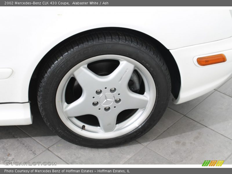 Alabaster White / Ash 2002 Mercedes-Benz CLK 430 Coupe