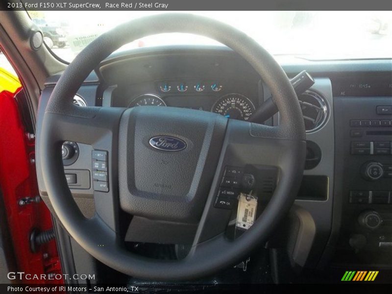 Race Red / Steel Gray 2013 Ford F150 XLT SuperCrew