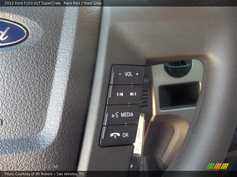 Race Red / Steel Gray 2013 Ford F150 XLT SuperCrew
