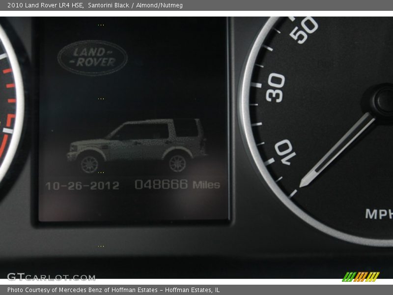 Santorini Black / Almond/Nutmeg 2010 Land Rover LR4 HSE