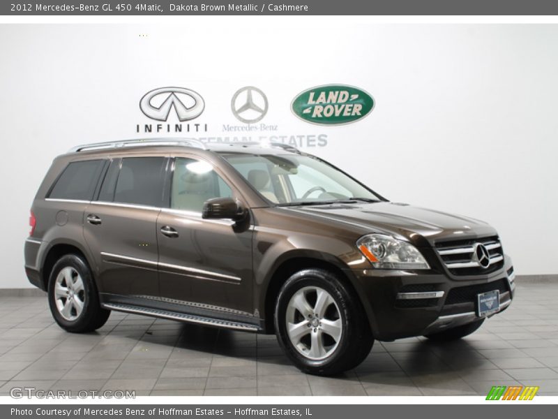 Dakota Brown Metallic / Cashmere 2012 Mercedes-Benz GL 450 4Matic