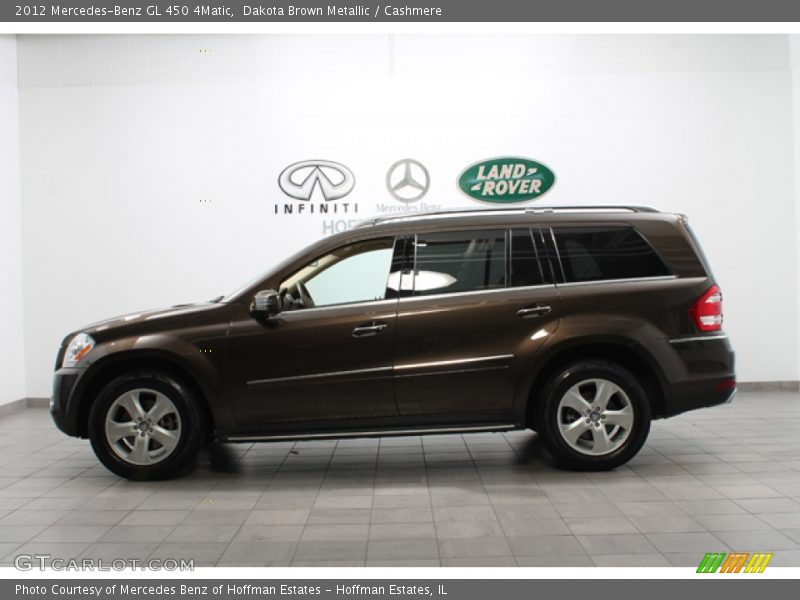 Dakota Brown Metallic / Cashmere 2012 Mercedes-Benz GL 450 4Matic