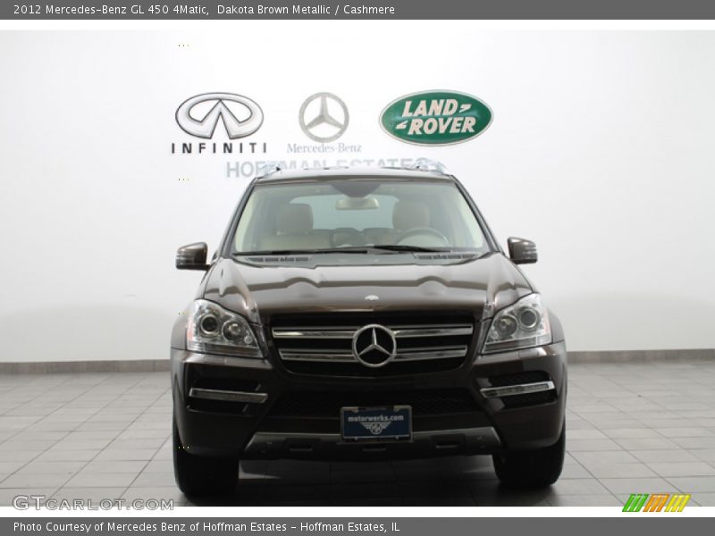 Dakota Brown Metallic / Cashmere 2012 Mercedes-Benz GL 450 4Matic