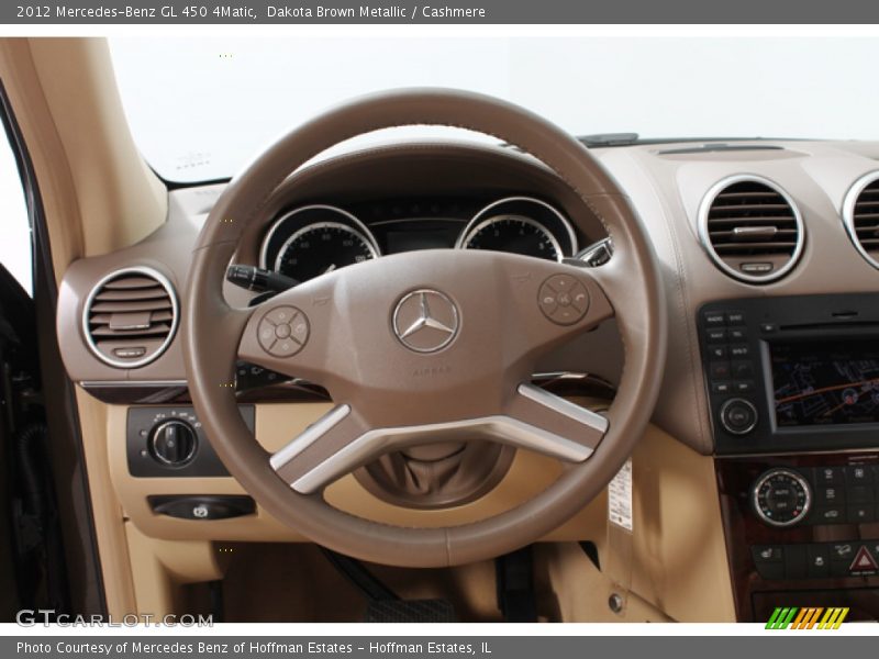 Dakota Brown Metallic / Cashmere 2012 Mercedes-Benz GL 450 4Matic