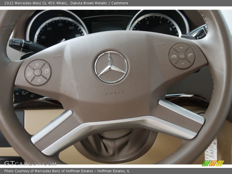 Dakota Brown Metallic / Cashmere 2012 Mercedes-Benz GL 450 4Matic