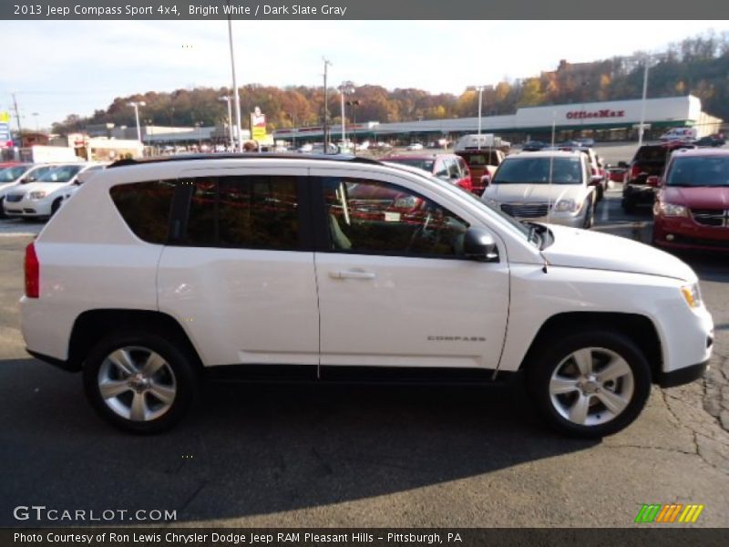 Bright White / Dark Slate Gray 2013 Jeep Compass Sport 4x4