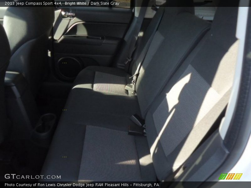 Bright White / Dark Slate Gray 2013 Jeep Compass Sport 4x4