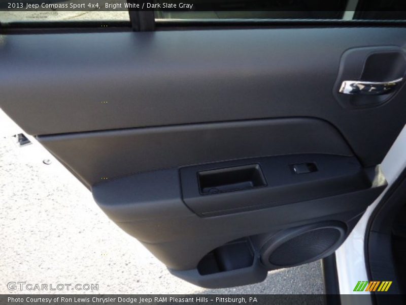 Bright White / Dark Slate Gray 2013 Jeep Compass Sport 4x4