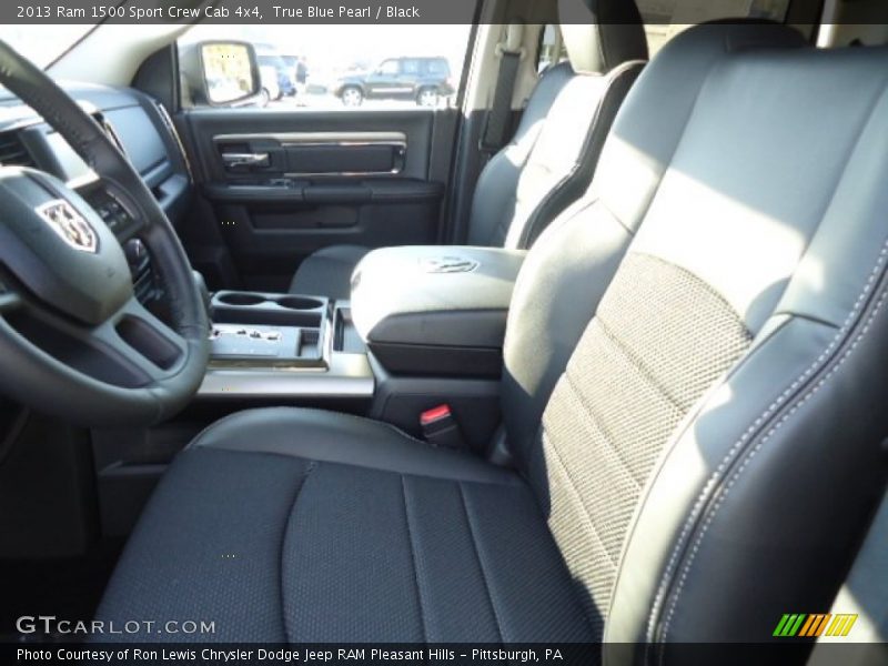 True Blue Pearl / Black 2013 Ram 1500 Sport Crew Cab 4x4