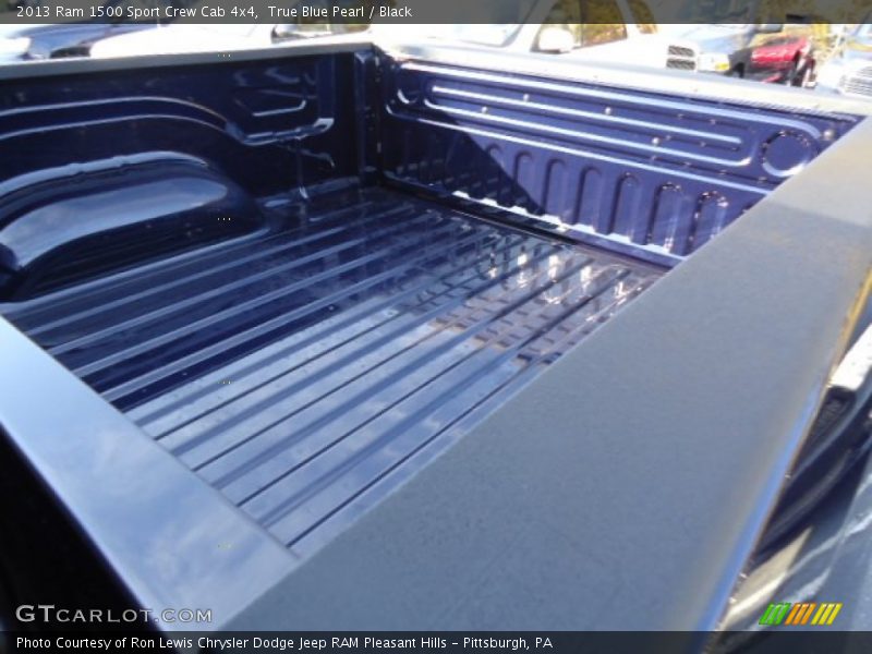 True Blue Pearl / Black 2013 Ram 1500 Sport Crew Cab 4x4