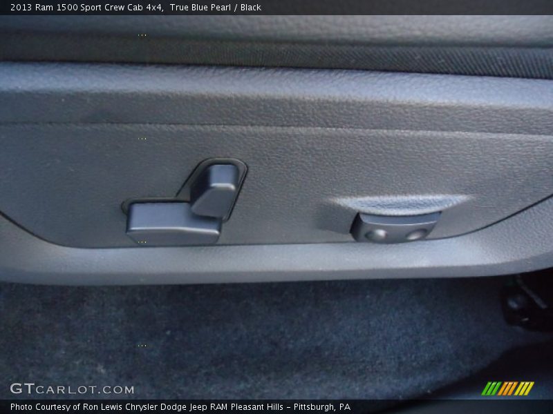 True Blue Pearl / Black 2013 Ram 1500 Sport Crew Cab 4x4
