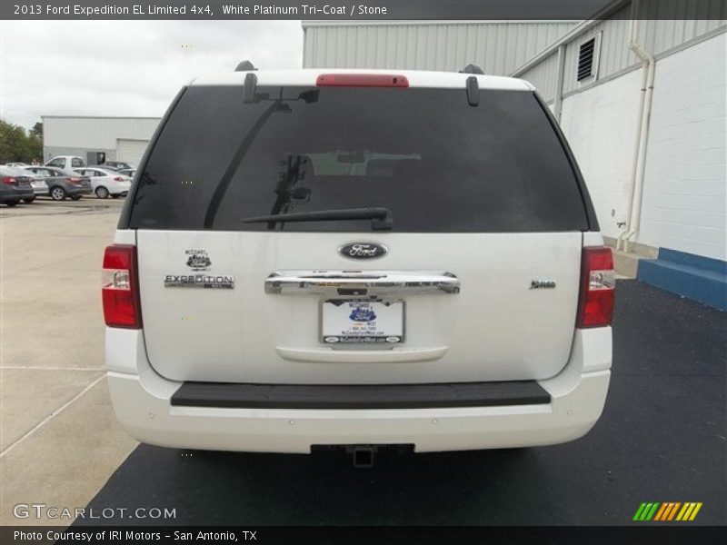White Platinum Tri-Coat / Stone 2013 Ford Expedition EL Limited 4x4