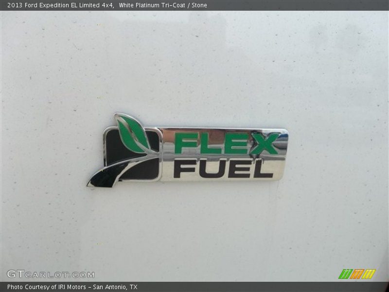 White Platinum Tri-Coat / Stone 2013 Ford Expedition EL Limited 4x4
