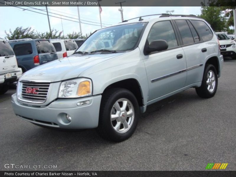 Silver Mist Metallic / Ebony 2007 GMC Envoy SLE 4x4