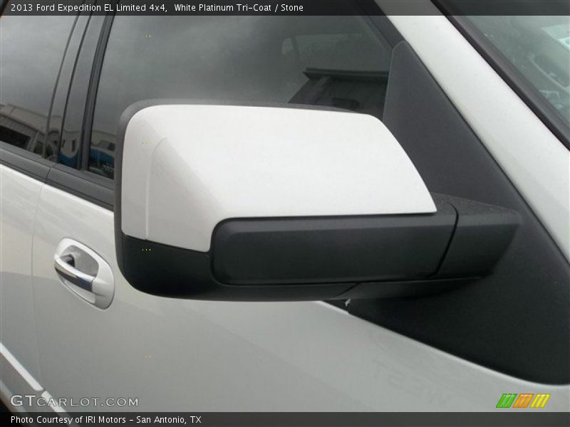 White Platinum Tri-Coat / Stone 2013 Ford Expedition EL Limited 4x4