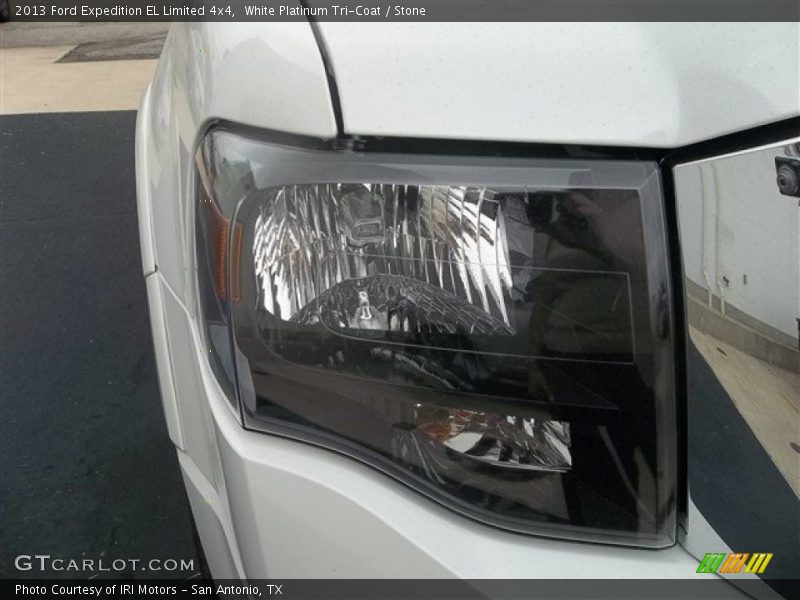 White Platinum Tri-Coat / Stone 2013 Ford Expedition EL Limited 4x4
