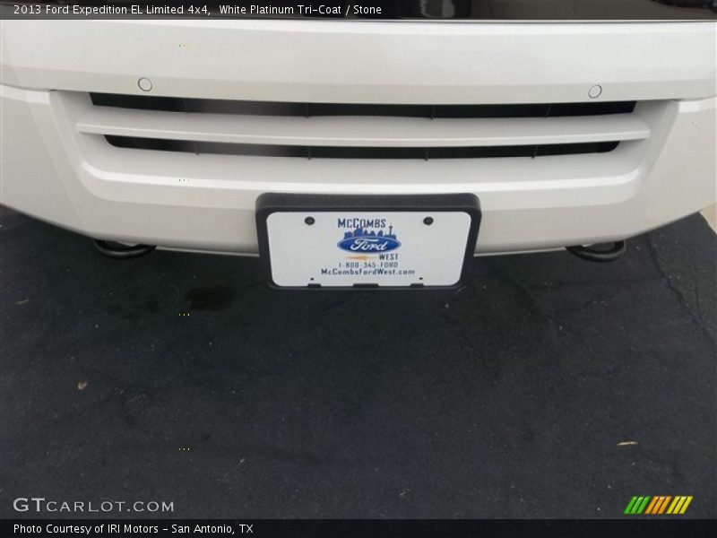 White Platinum Tri-Coat / Stone 2013 Ford Expedition EL Limited 4x4