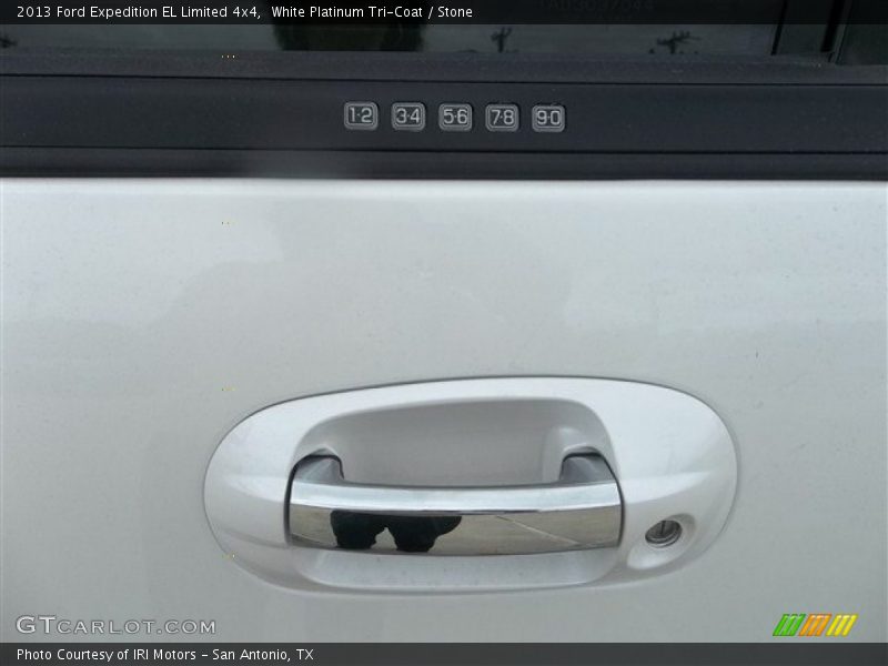 White Platinum Tri-Coat / Stone 2013 Ford Expedition EL Limited 4x4