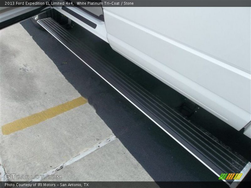 White Platinum Tri-Coat / Stone 2013 Ford Expedition EL Limited 4x4