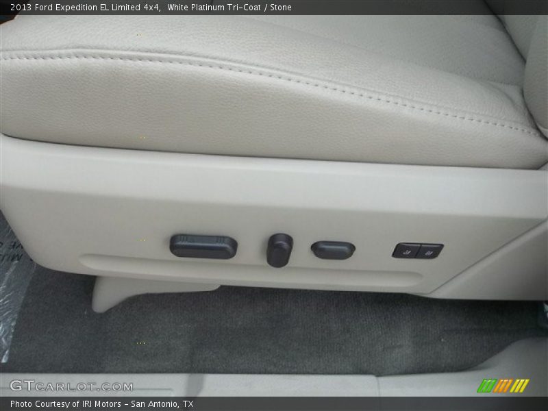 White Platinum Tri-Coat / Stone 2013 Ford Expedition EL Limited 4x4
