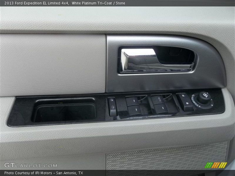 White Platinum Tri-Coat / Stone 2013 Ford Expedition EL Limited 4x4