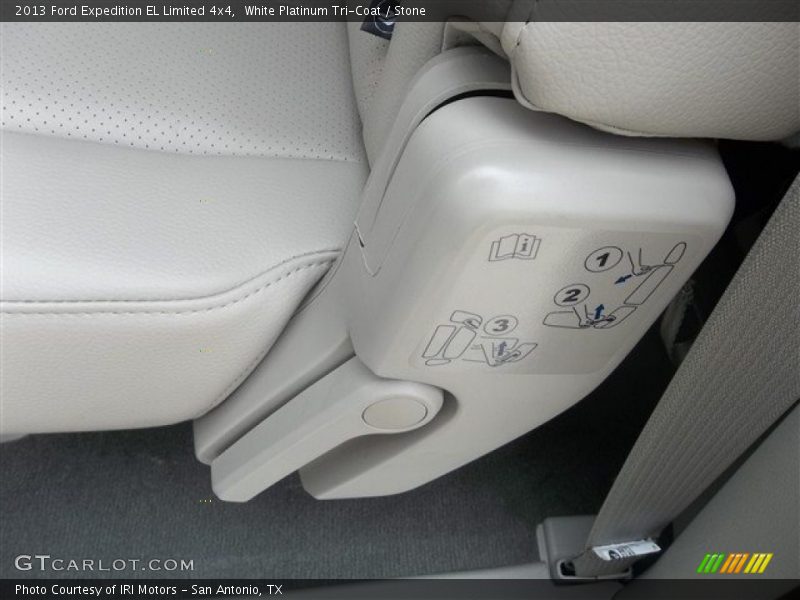 White Platinum Tri-Coat / Stone 2013 Ford Expedition EL Limited 4x4