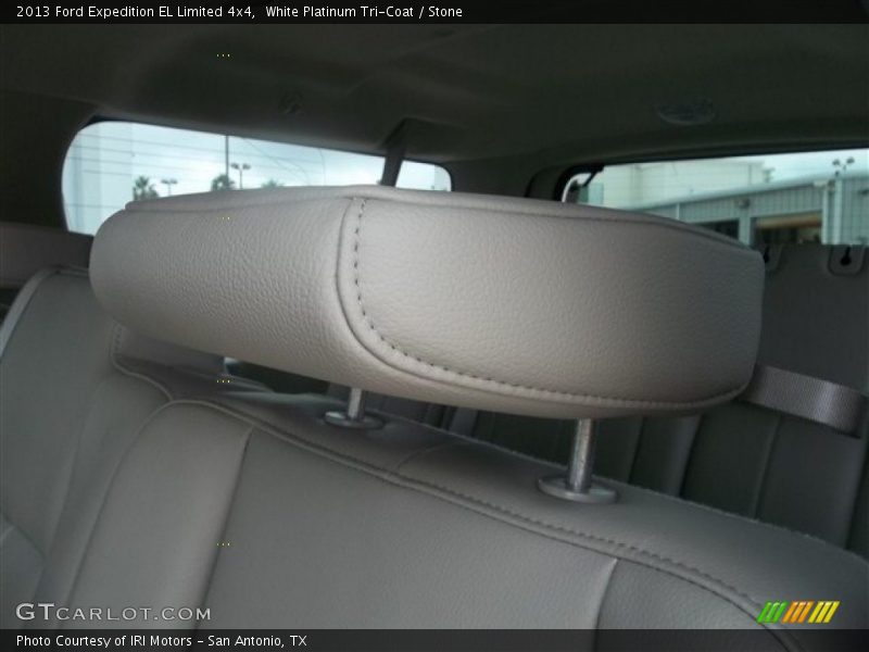 White Platinum Tri-Coat / Stone 2013 Ford Expedition EL Limited 4x4