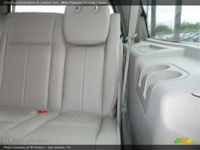 White Platinum Tri-Coat / Stone 2013 Ford Expedition EL Limited 4x4