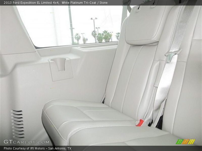 White Platinum Tri-Coat / Stone 2013 Ford Expedition EL Limited 4x4