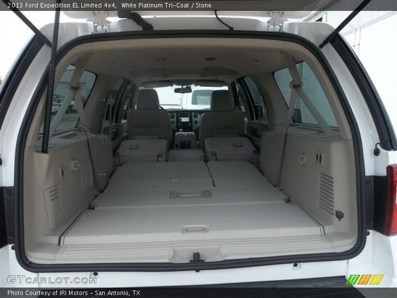 White Platinum Tri-Coat / Stone 2013 Ford Expedition EL Limited 4x4