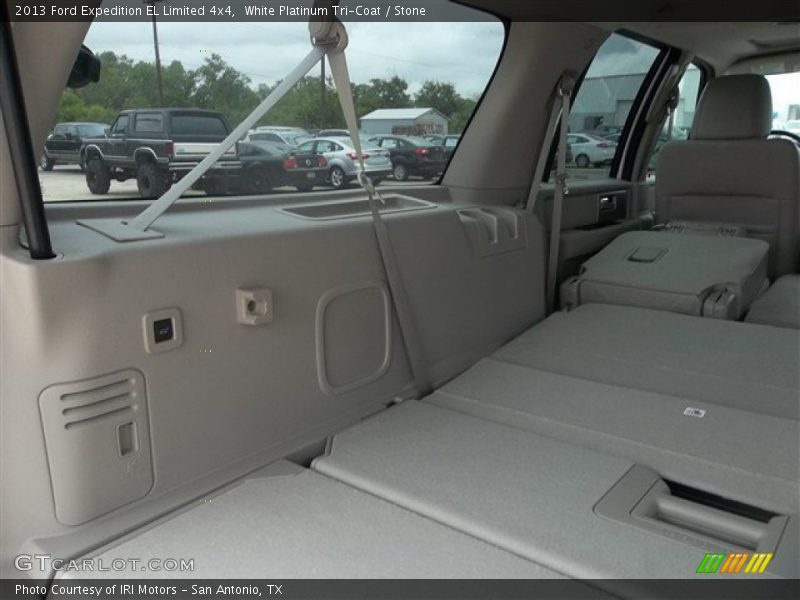 White Platinum Tri-Coat / Stone 2013 Ford Expedition EL Limited 4x4