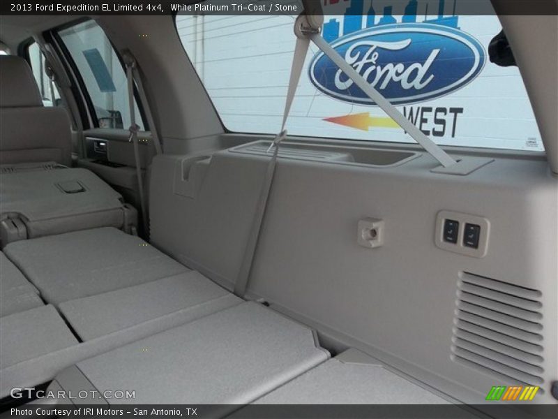 White Platinum Tri-Coat / Stone 2013 Ford Expedition EL Limited 4x4