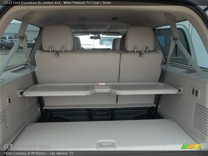White Platinum Tri-Coat / Stone 2013 Ford Expedition EL Limited 4x4