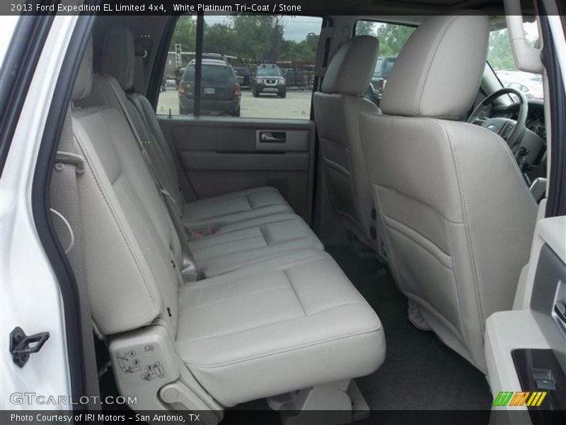 White Platinum Tri-Coat / Stone 2013 Ford Expedition EL Limited 4x4