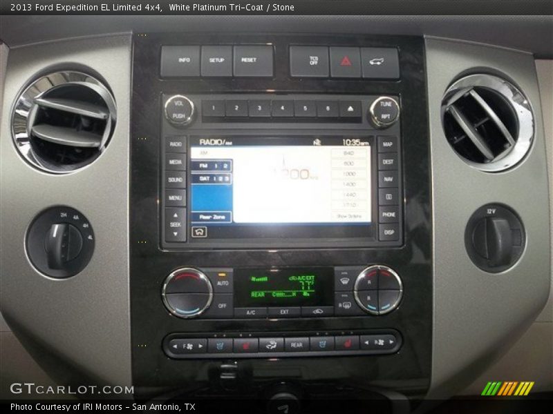 White Platinum Tri-Coat / Stone 2013 Ford Expedition EL Limited 4x4
