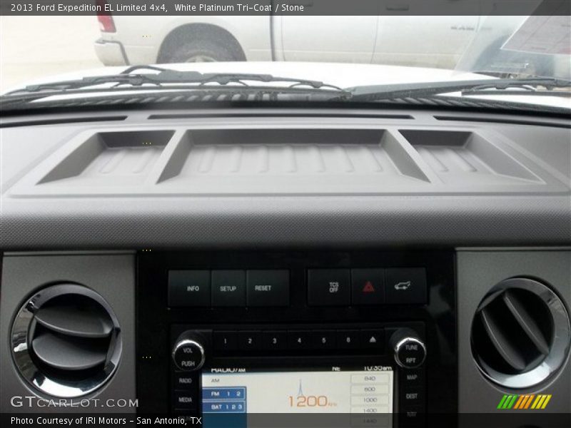 White Platinum Tri-Coat / Stone 2013 Ford Expedition EL Limited 4x4