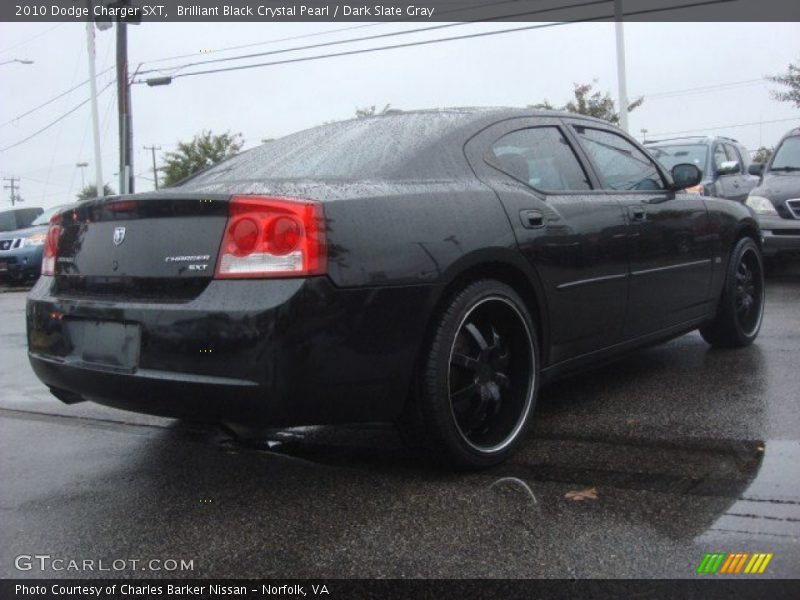 Brilliant Black Crystal Pearl / Dark Slate Gray 2010 Dodge Charger SXT